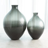 Amphora Glass Vase-Grey-Sm