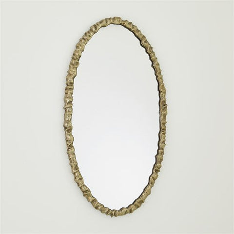 Artiste Oval Mirror-Brass