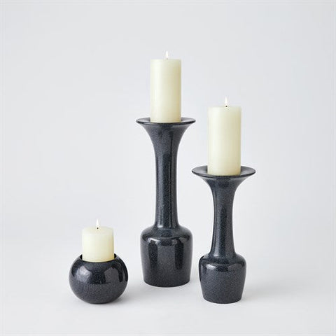 Globe Candle Holder-Black