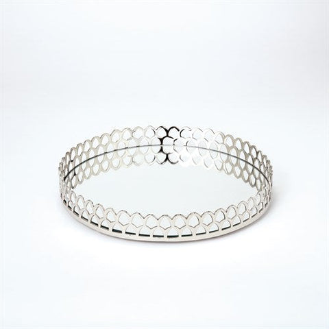 Double Arch Tray-Nickel-Lg