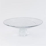 Spiral Stripe Palace Footed Bowl