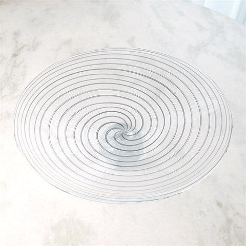 Spiral Stripe Palace Footed Bowl