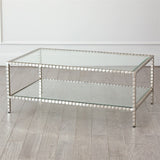 Cube Coffee Table-Nickel